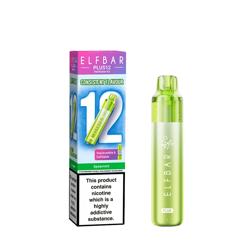 Elf Bar Plus 12 Prefilled Pod Kit - Spearmint